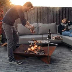 Höfats TRIPLE Grillrost Ø55cm Edelstahl Silber -Grillzubehör Verkäufe 2024 1062009 3