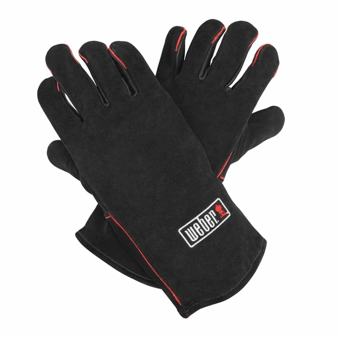 Weber Leder-Grillhandschuhe 1 Paar Schwarz 3 Weber Leder-Grillhandschuhe 1 Paar Schwarz