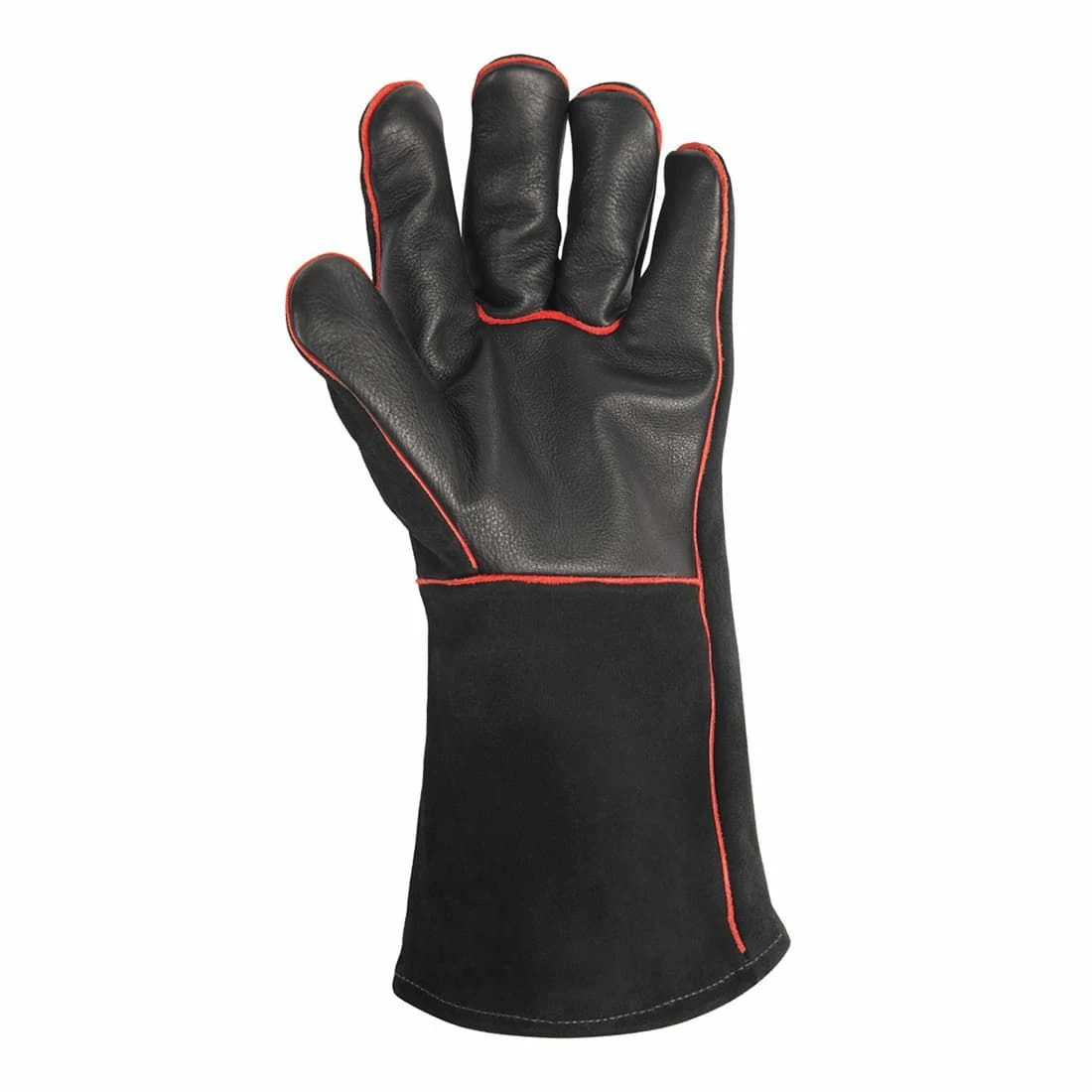 Weber Leder-Grillhandschuhe 1 Paar Schwarz 6 Weber Leder-Grillhandschuhe 1 Paar Schwarz – Bild 4