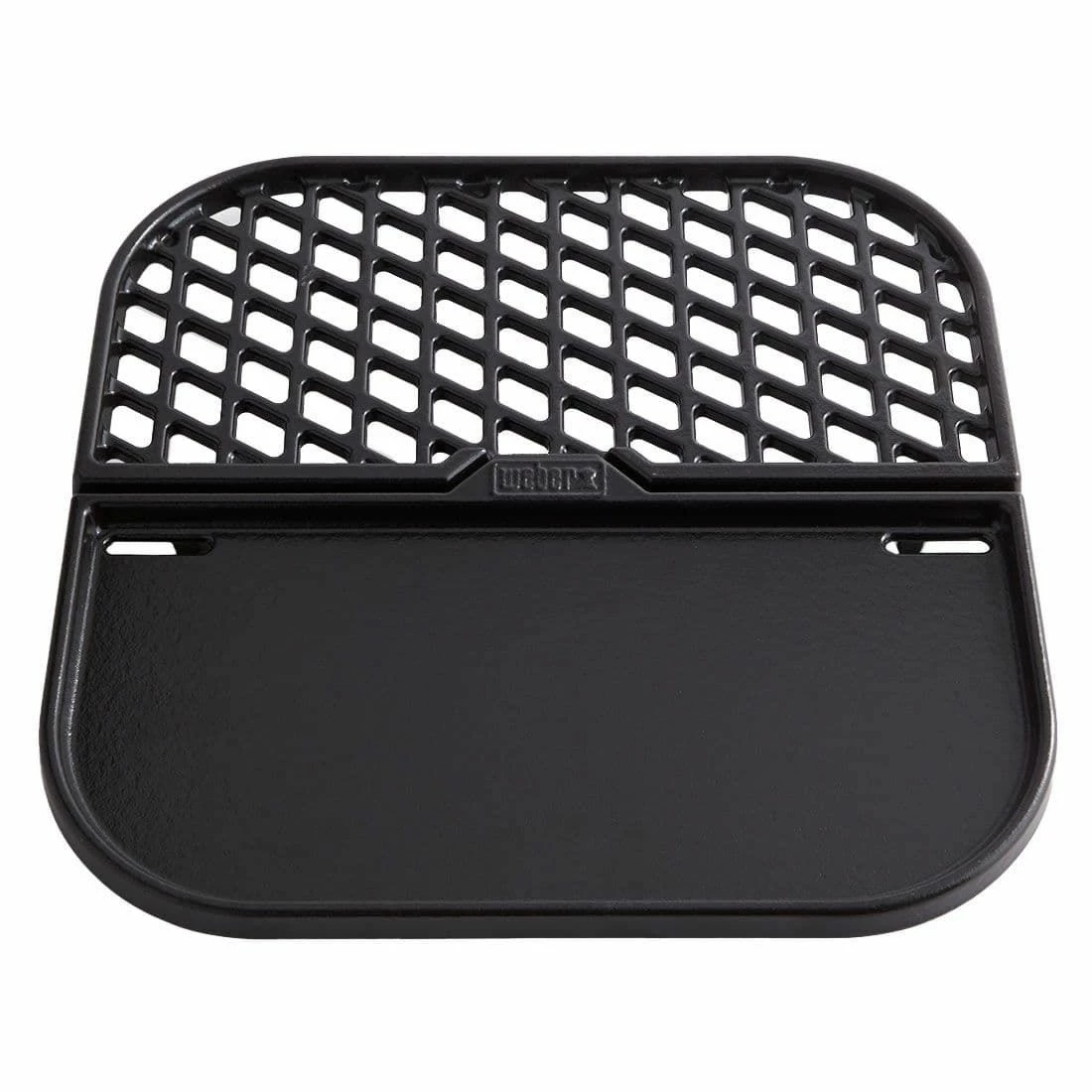 Weber 2in1 Sear Grillrost & Grillplatte Emailliertes Gusseisen Schwarz 3 Weber 2in1 Sear Grillrost & Grillplatte Emailliertes Gusseisen Schwarz