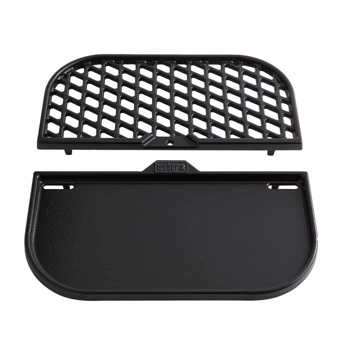 Weber 2in1 Sear Grillrost & Grillplatte Emailliertes Gusseisen Schwarz 4 Weber 2in1 Sear Grillrost & Grillplatte Emailliertes Gusseisen Schwarz – Bild 2