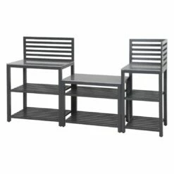 Siena Garden Texas Outdoorküche 3-tlg Aluminium Anthrazit Matt -Grillzubehör Verkäufe 2024 1310312 2