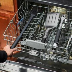 Weber Precision Grillbesteck-Set 3-tlg. Edelstahl/Kunststoff Silber/Schwarz -Grillzubehör Verkäufe 2024 1323380 3