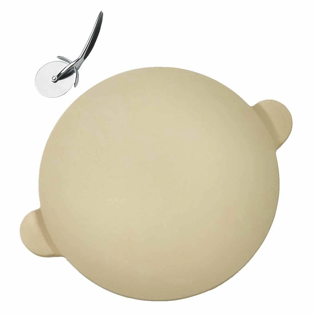 Napoleon PRO Pizzastein Mit Schneideroller 3 Napoleon PRO Pizzastein Mit Schneideroller