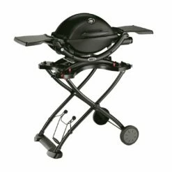 Weber Gasgrill Q 1200 Mobil Black Line Schwarz