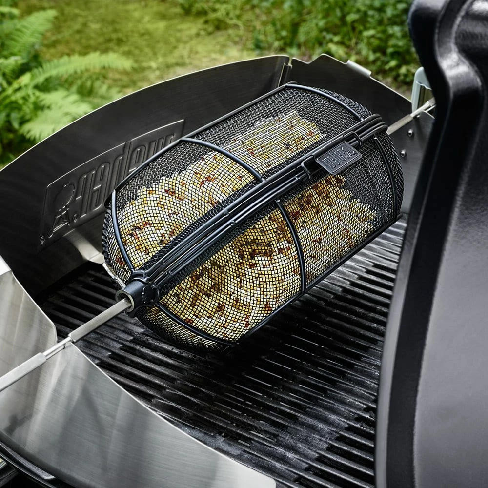 Weber Feinmaschiger Drehspießkorb 4 Weber Feinmaschiger Drehspießkorb – Bild 2