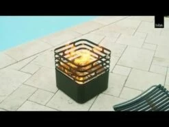 Höfats CUBE Grillrost Aus Edelstahl Zu Feuerkorb Cube Silber