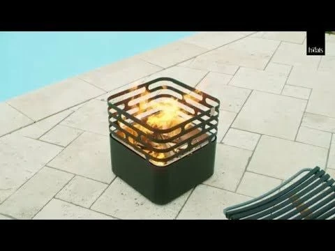 Höfats CUBE Grillrost Aus Edelstahl Zu Feuerkorb Cube Silber 3 Höfats CUBE Grillrost Aus Edelstahl Zu Feuerkorb Cube Silber
