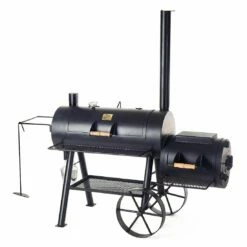 Joes BBQ 16" Reverse Flow Smoker 195x85x180cm Stahl Schwarz