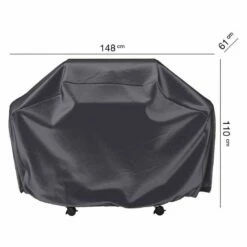 AeroCover Grillabdeckung 148x61x110cm Polyester Uni Anthrazit