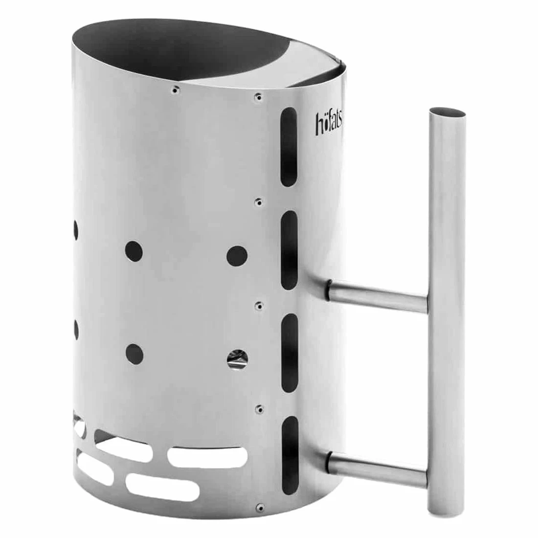 Höfats BBQ Starter Anzündkamin Silber 3 Höfats BBQ Starter Anzündkamin Silber