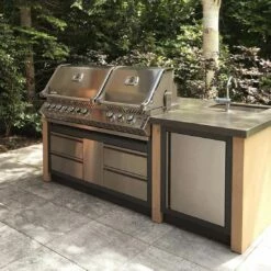 Napoleon BIG32 Einbau Grill-Unterschrank Kohlefarben/Silber -Grillzubehör Verkäufe 2024 napoleon big32 einbau grill unterschrank 1291810 3