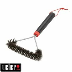 Weber Grillbürste Dreiseitig 30cm Edelstahl/Kunststoff Silber/Schwarz